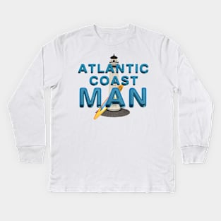 Atlantic Coast Man Kids Long Sleeve T-Shirt